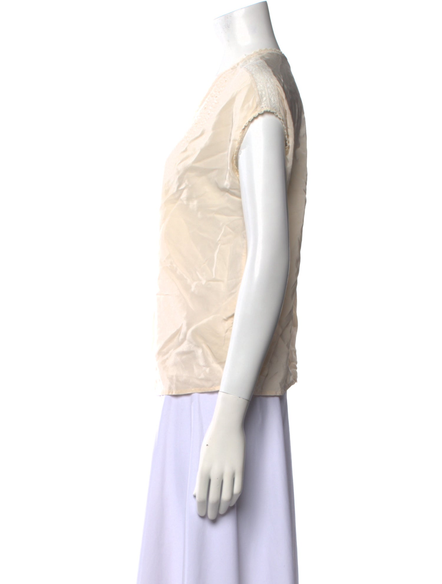 Ulla Johnson Silk Scoop Neck Top