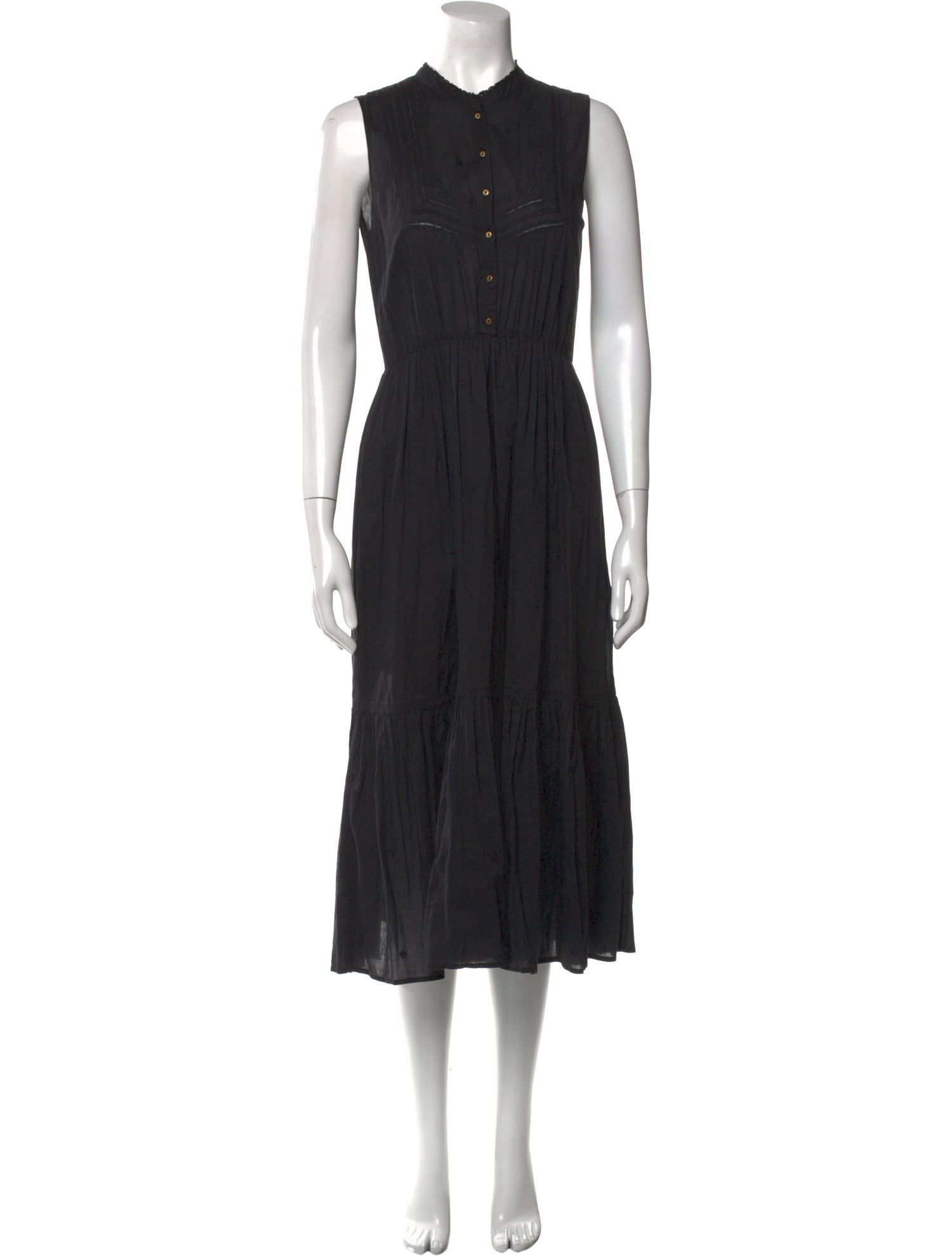 Ulla Johnson Crew Neck Midi Length Dress