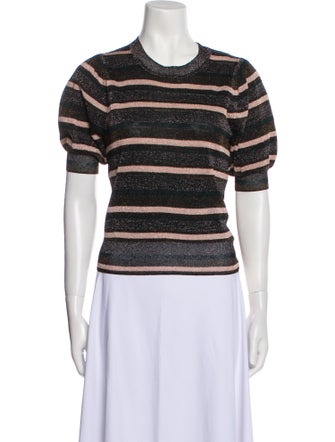 Ulla Johnson Striped Crew Neck T-Shirt