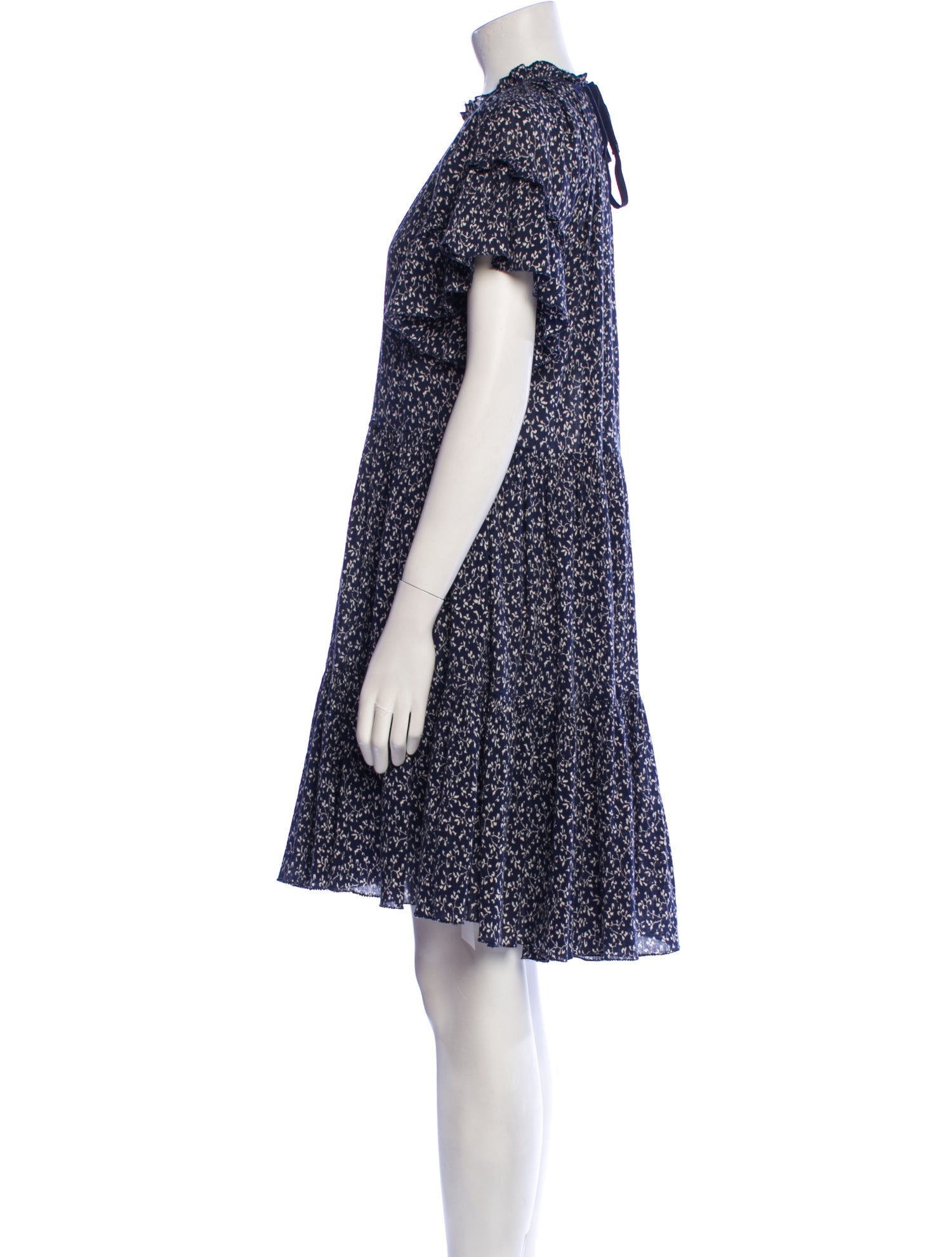 Ulla Johnson Floral Print Knee-Length Dress