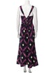Ulla Johnson Printed Square Neckline Jumpsuit