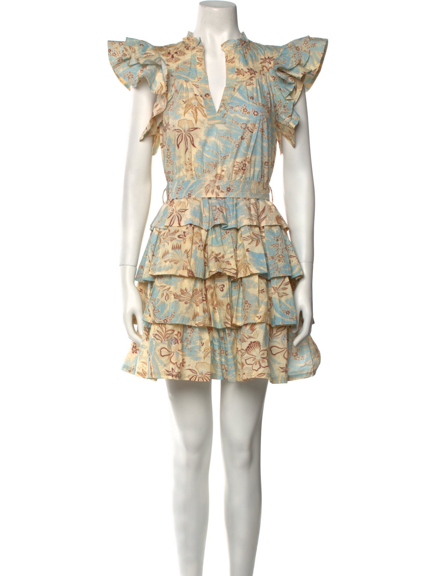 Ulla Johnson Floral Print Mini Dress