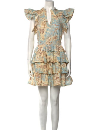 Ulla Johnson Floral Print Mini Dress