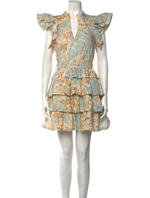 Ulla Johnson Floral Print Mini Dress