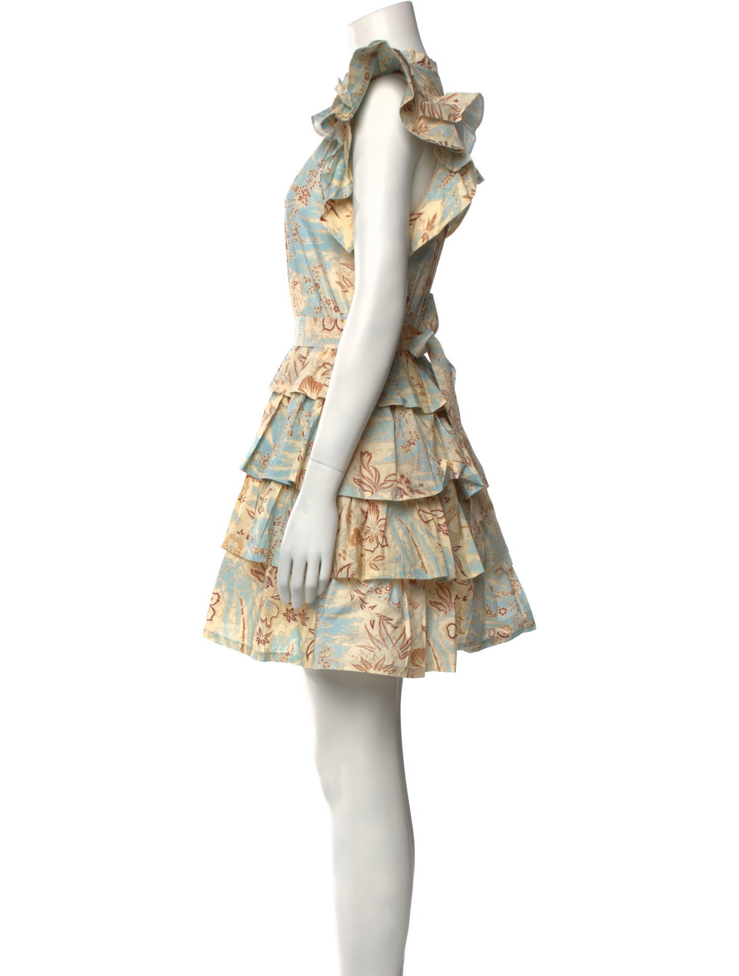 Ulla Johnson Floral Print Mini Dress