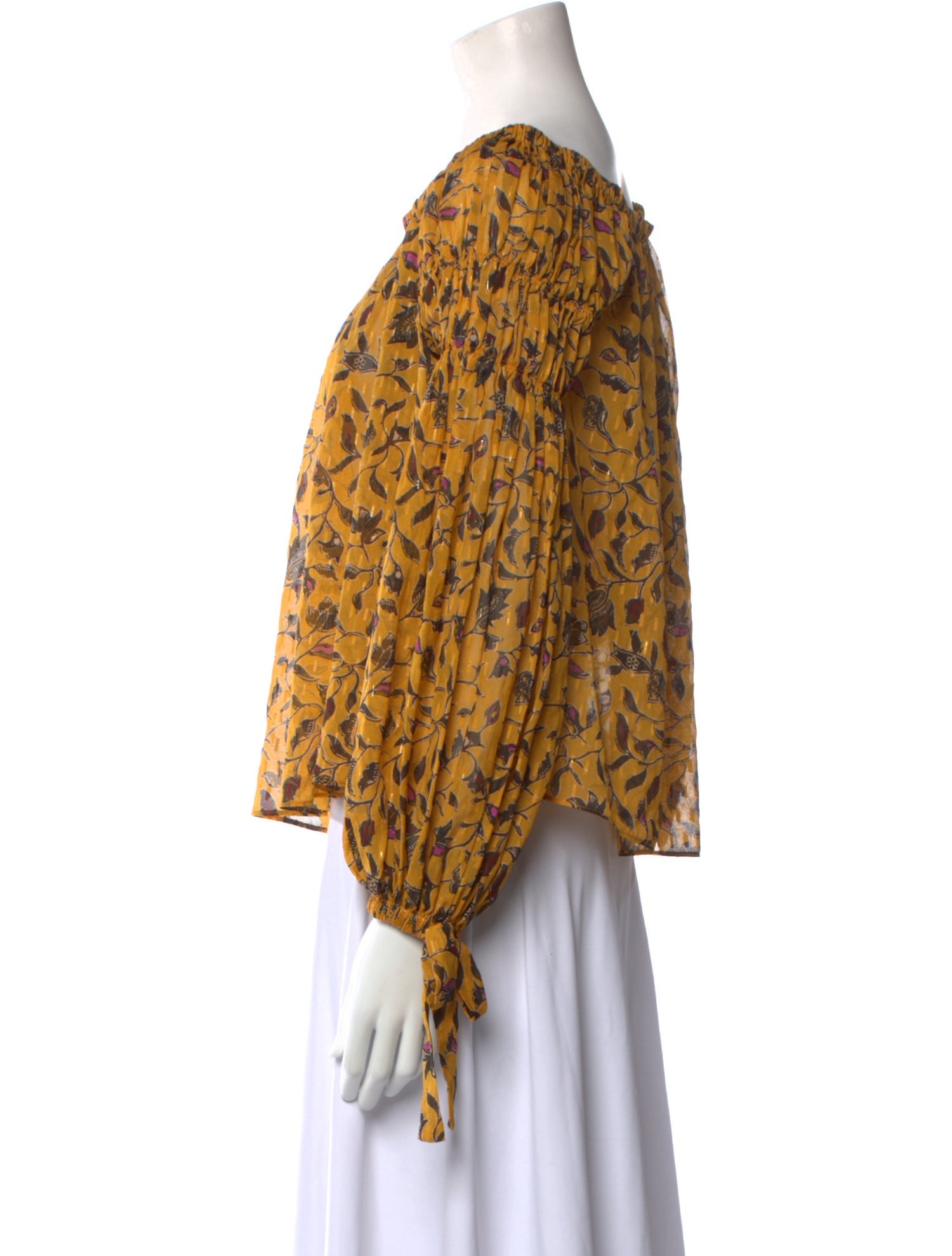 Ulla Johnson Silk Printed Blouse