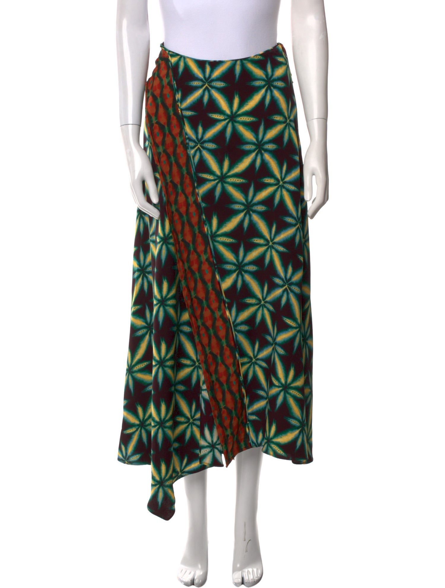 Ulla Johnson Printed Midi Length Skirt