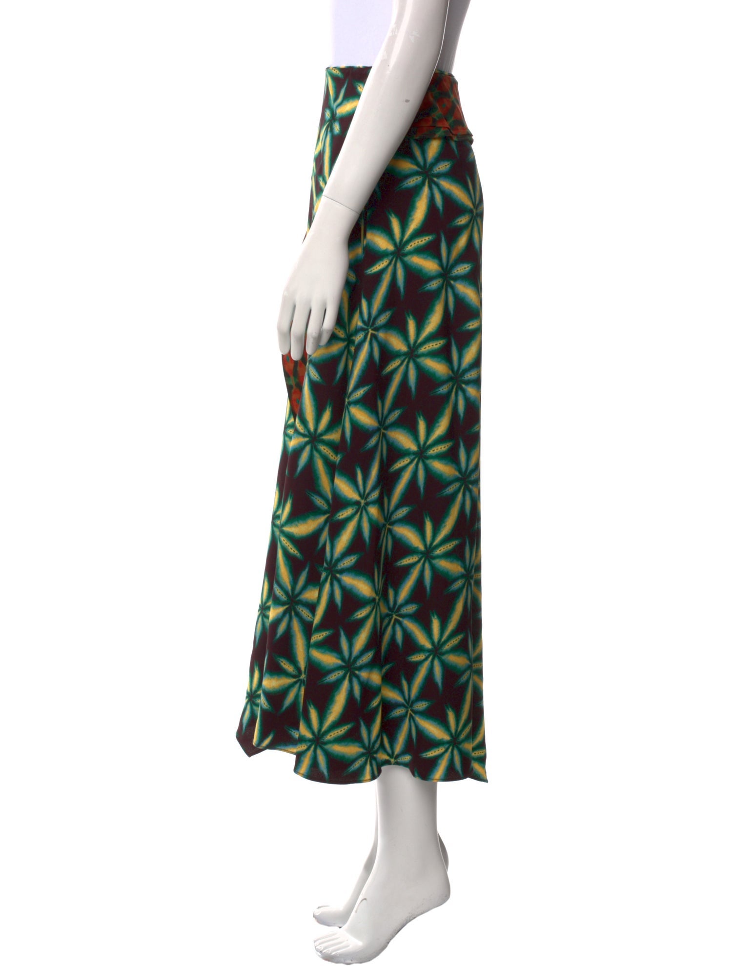 Ulla Johnson Printed Midi Length Skirt