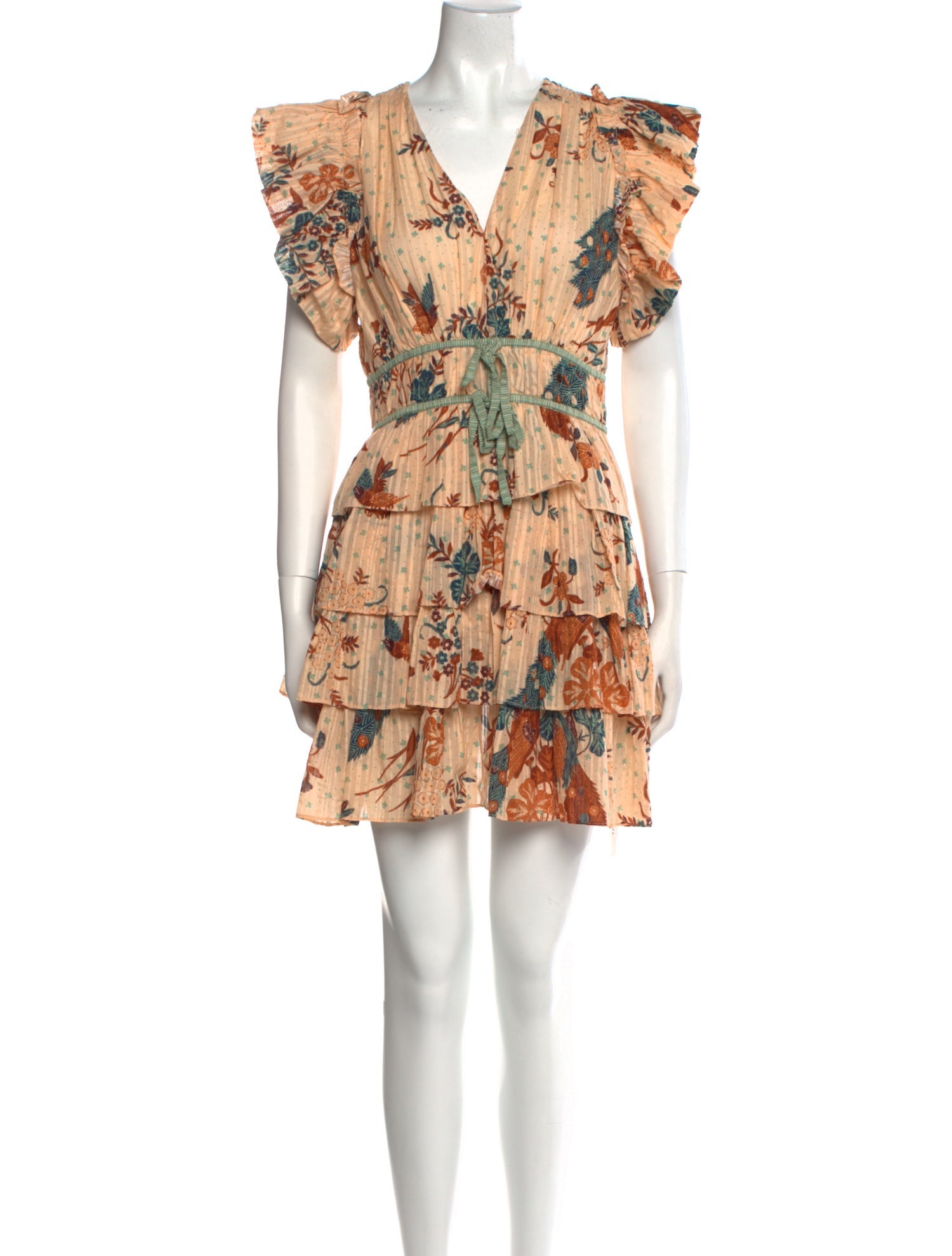 Ulla Johnson Floral Print Mini Dress