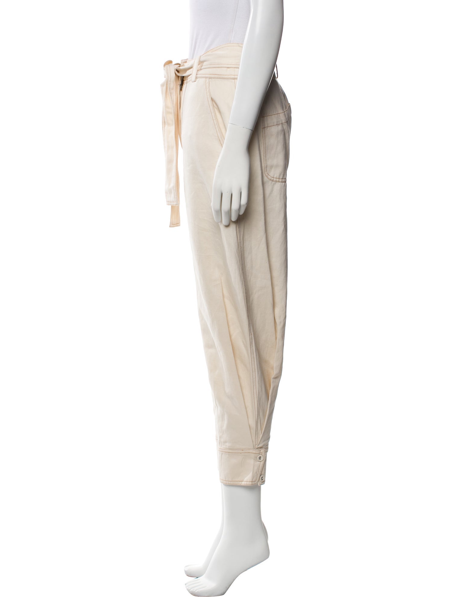 Ulla Johnson Linen Skinny Leg Pants