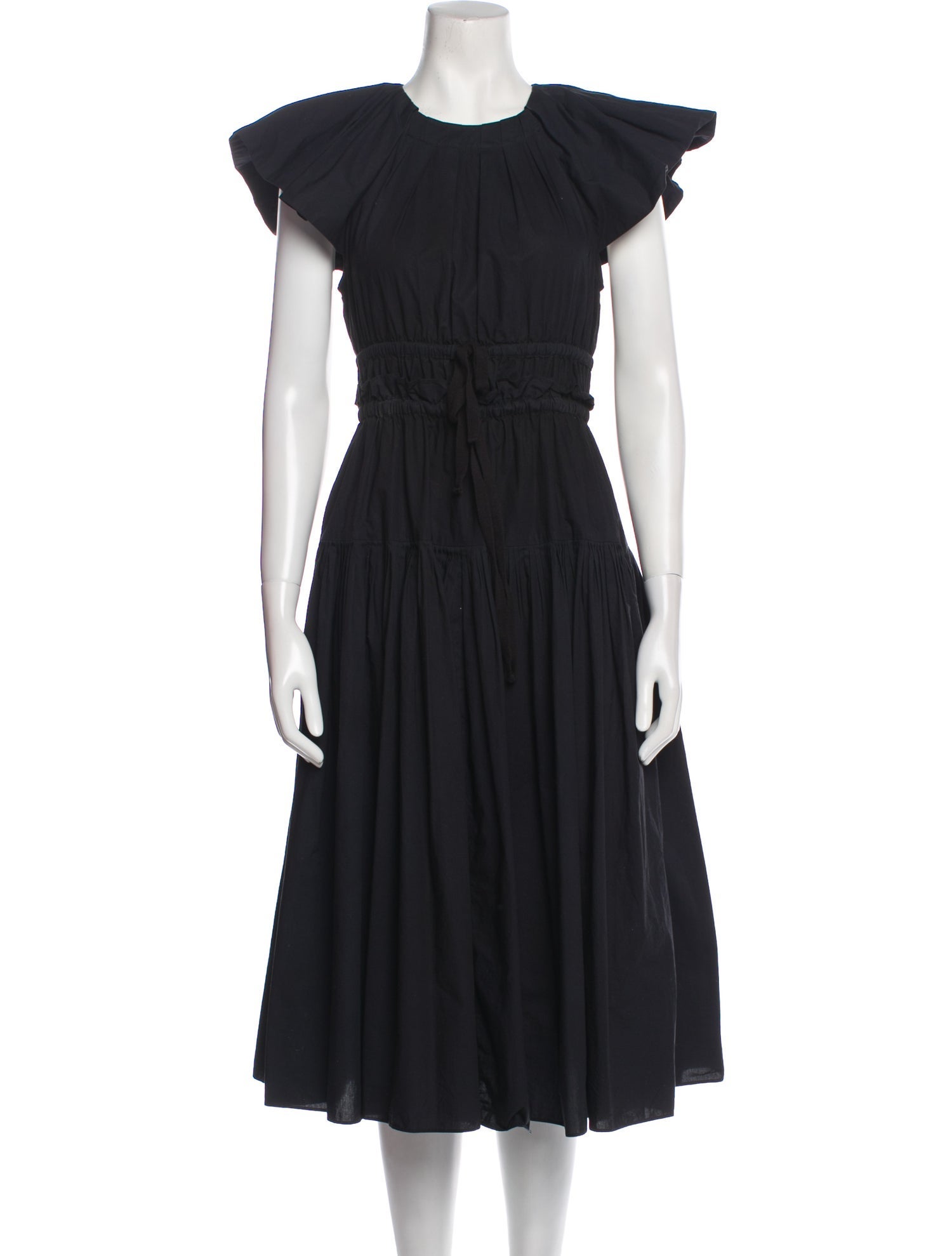 Ulla Johnson Crew Neck Midi Length Dress