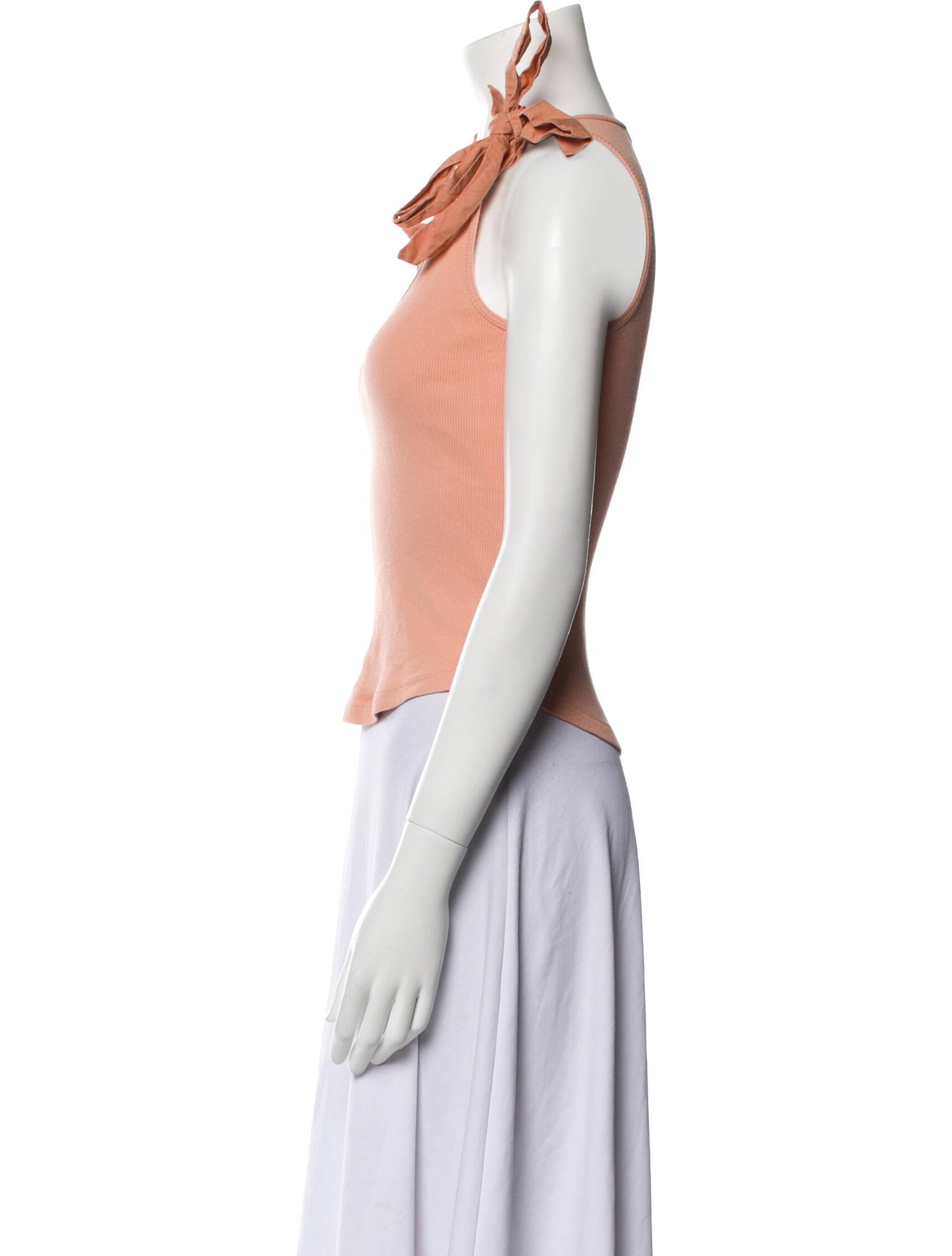 Ulla Johnson Scoop Neck Sleeveless Crop Top