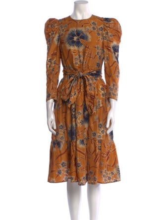 Ulla Johnson Silk Midi Length Dress