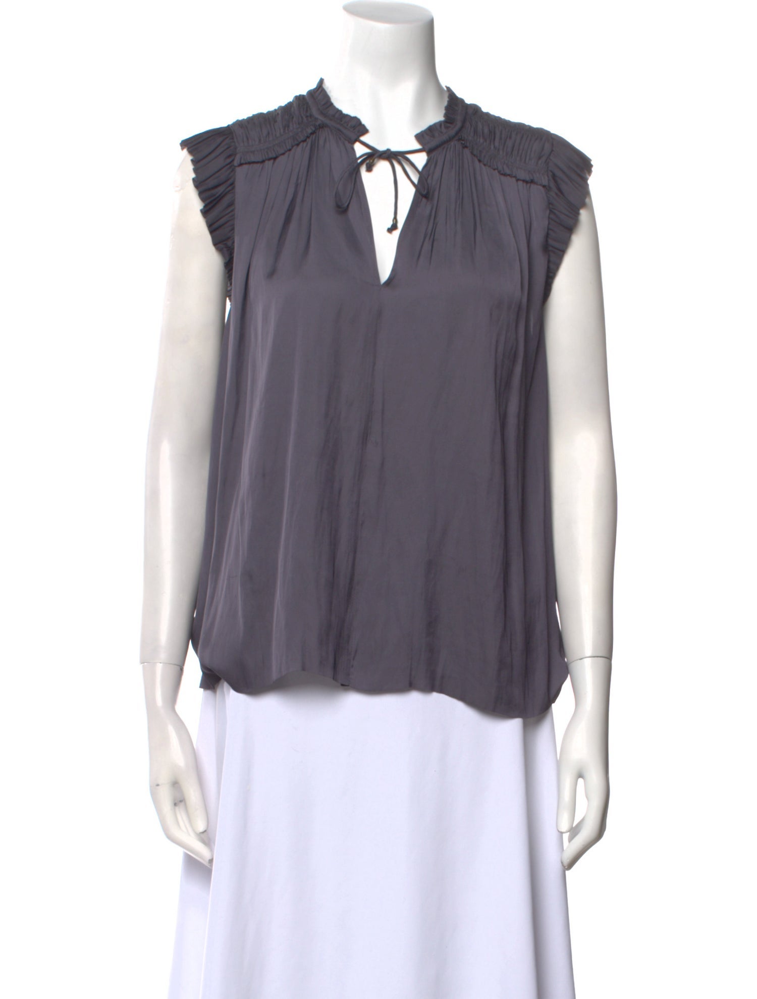 Ulla Johnson V-Neck Sleeveless Blouse