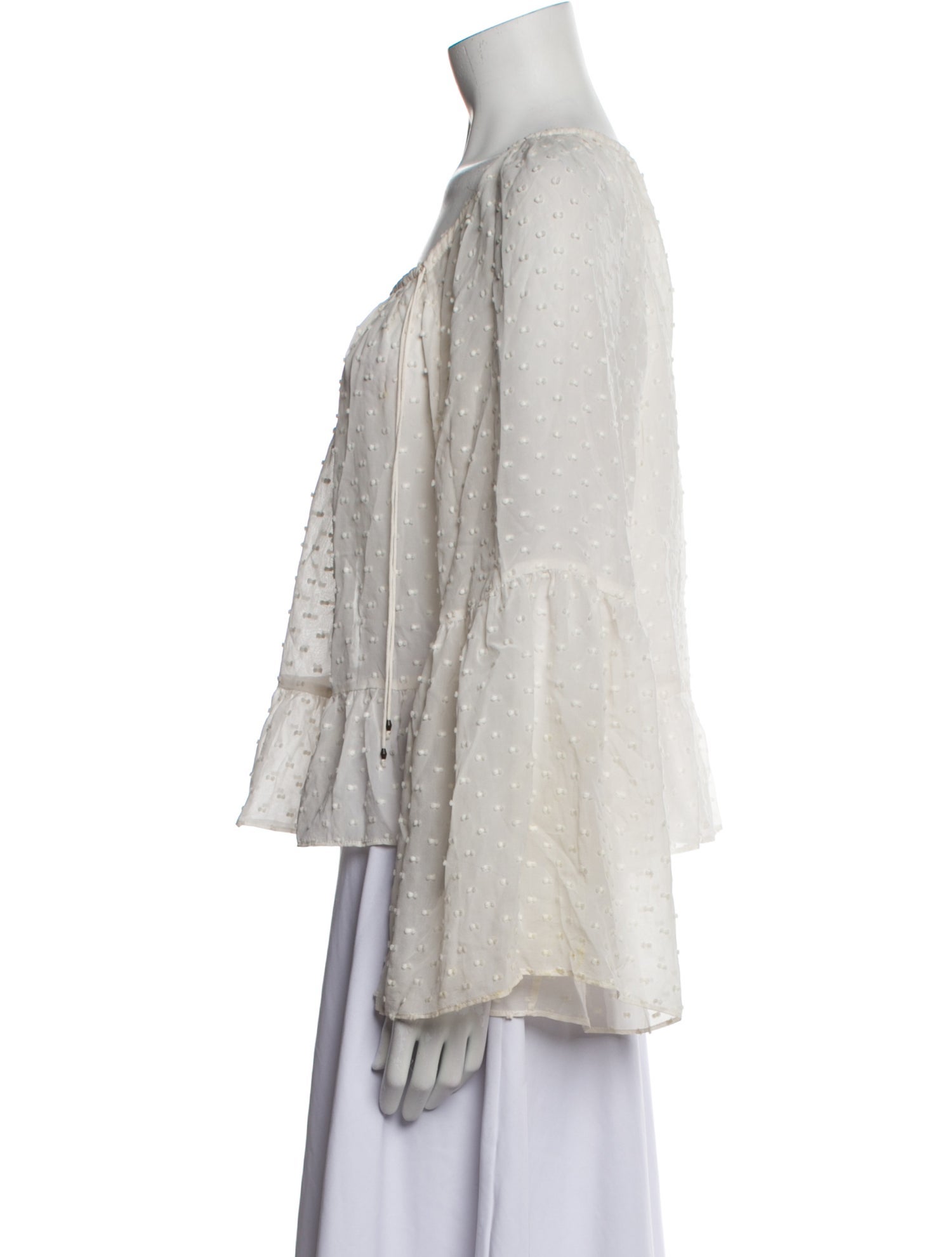 Ulla Johnson Silk Square Neckline Blouse