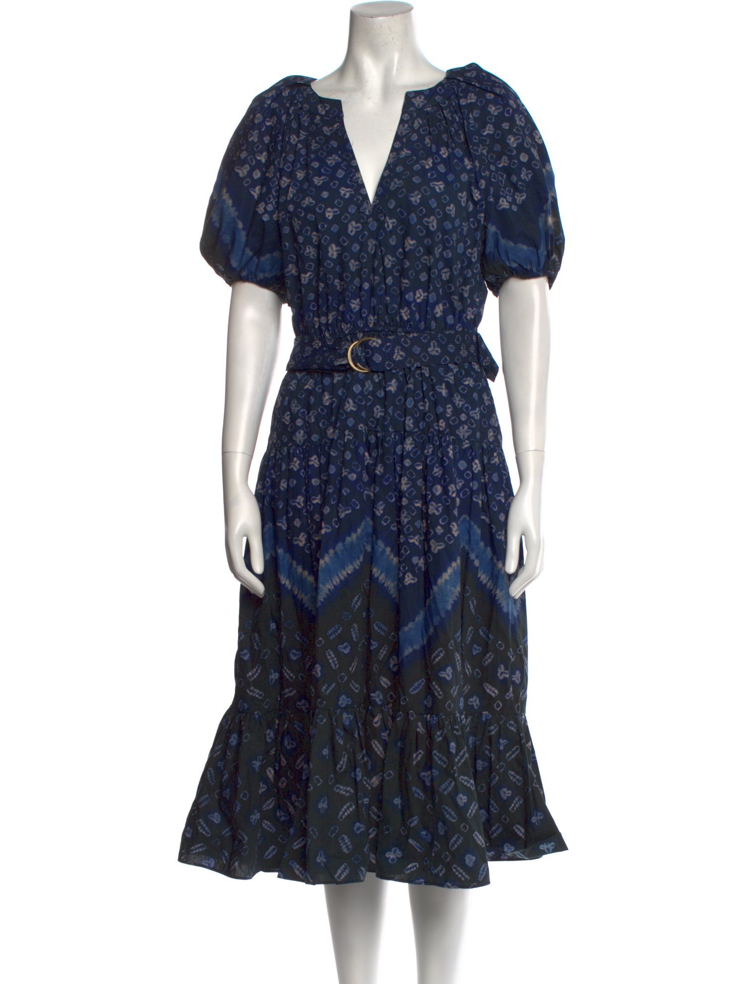 Ulla Johnson Floral Print Midi Length Dress