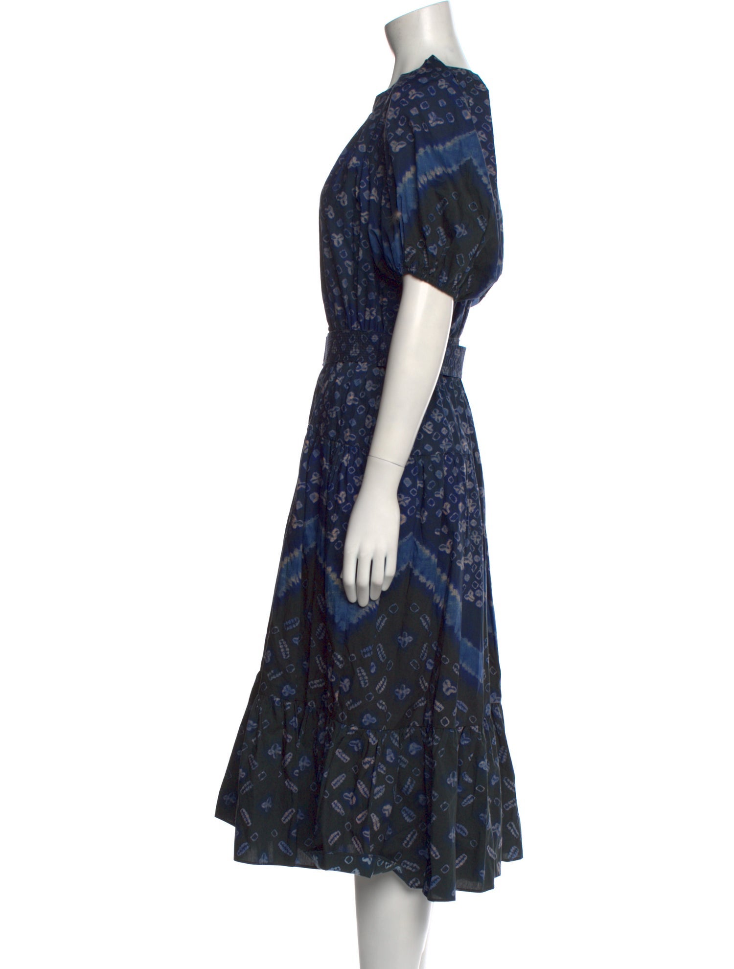 Ulla Johnson Floral Print Midi Length Dress