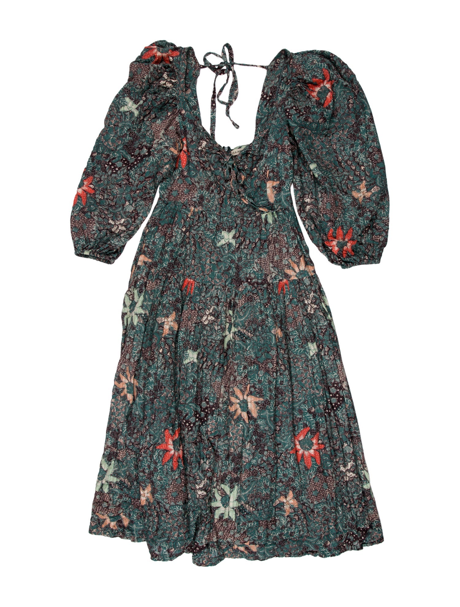 Ulla Johnson Paisley Print Midi Length Dress