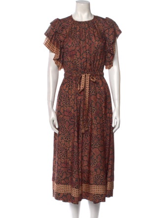 Ulla Johnson Printed Long Dress