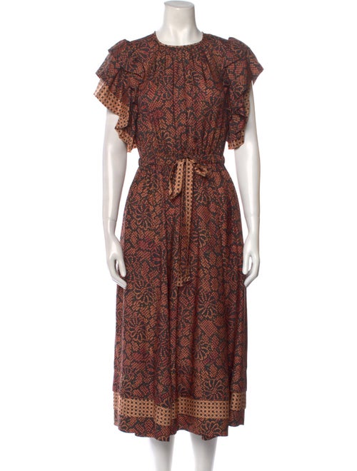 Ulla Johnson Printed Long Dress