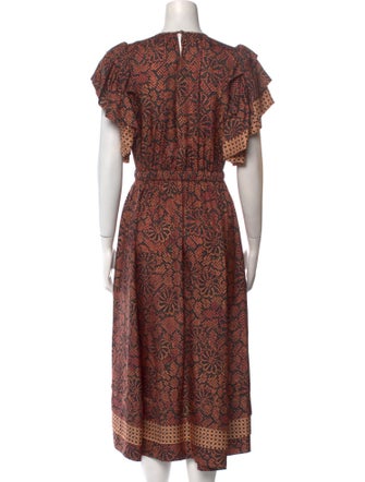 Ulla Johnson Printed Long Dress