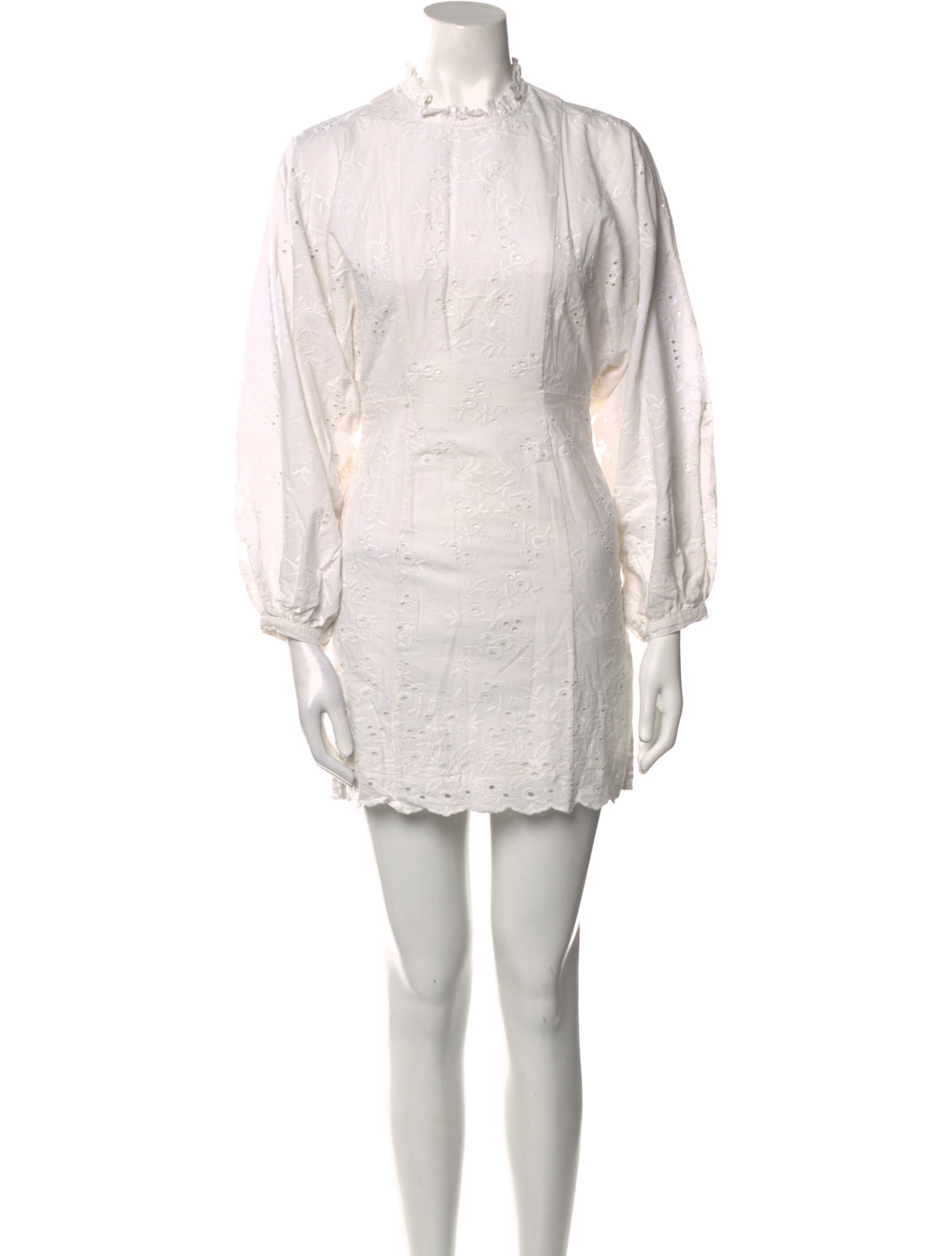 Ulla Johnson Mock Neck Mini Dress