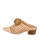 Ulla Johnson Leather Pom-Pom Embellishments Mules