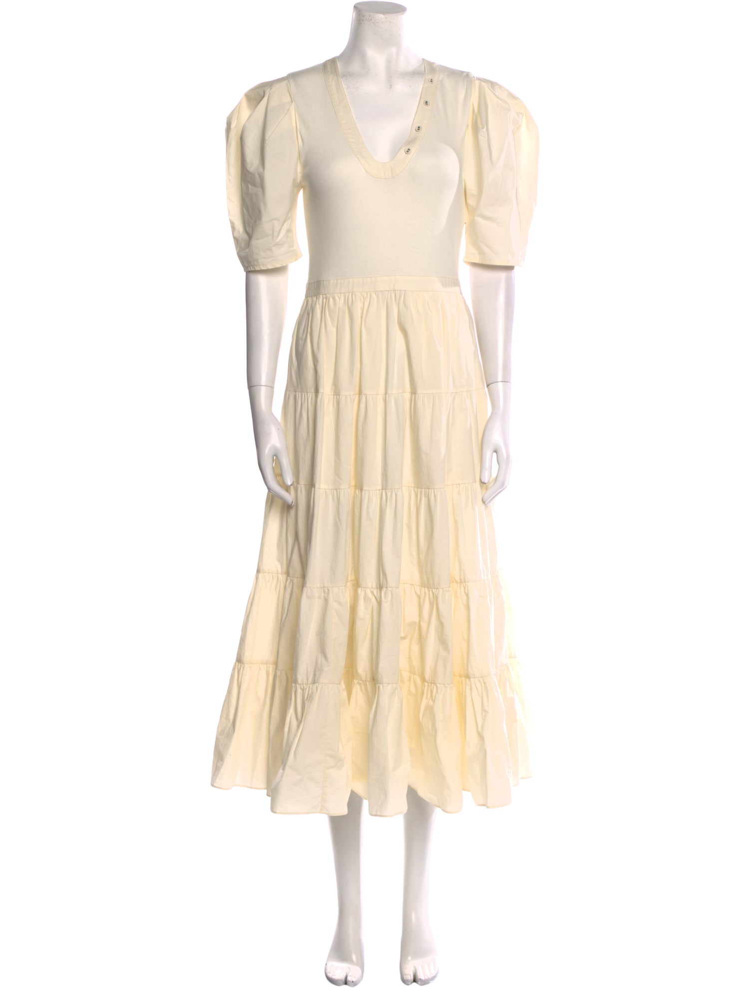 Ulla Johnson V-Neck Long Dress