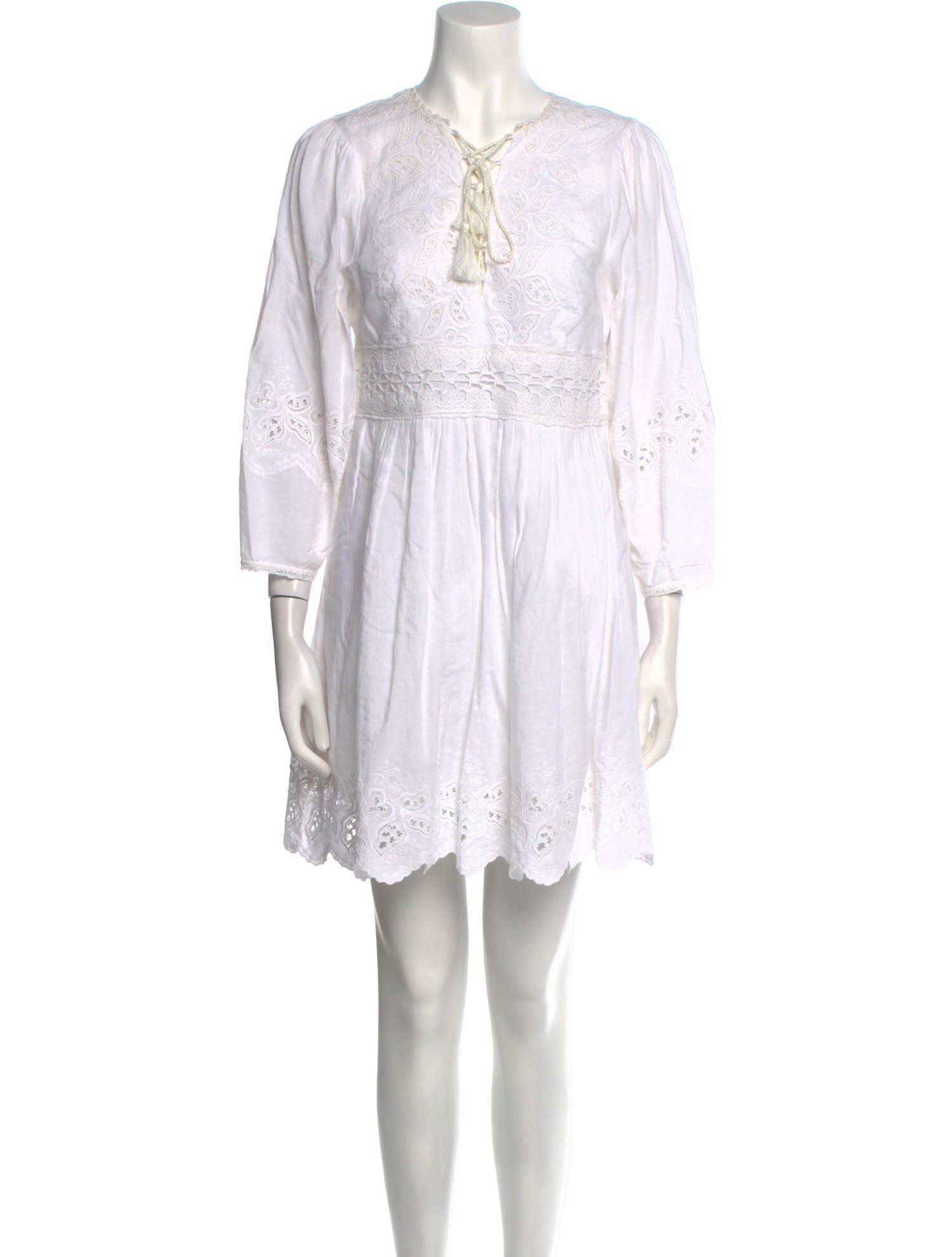 Ulla Johnson V-Neck Mini Dress