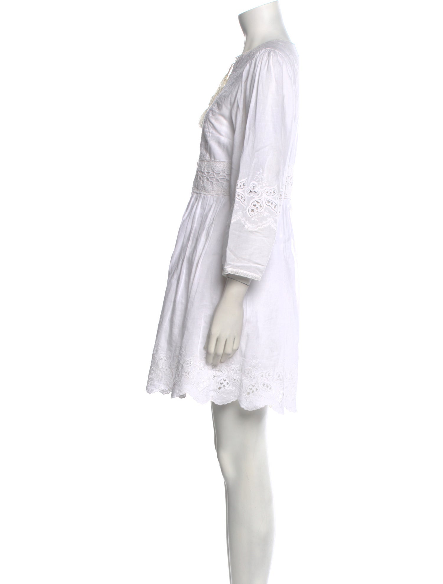 Ulla Johnson V-Neck Mini Dress