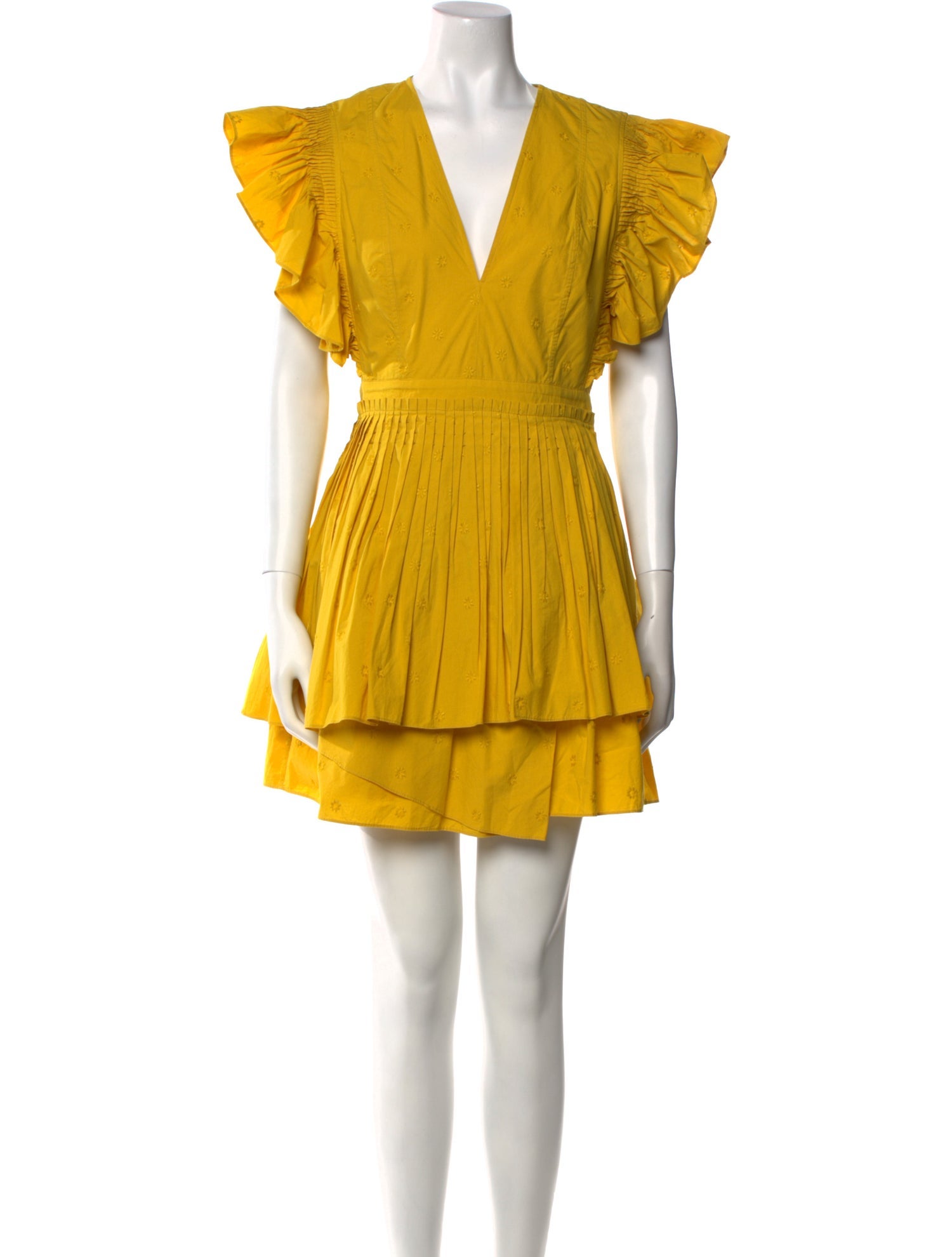 Ulla Johnson V-Neck Mini Dress