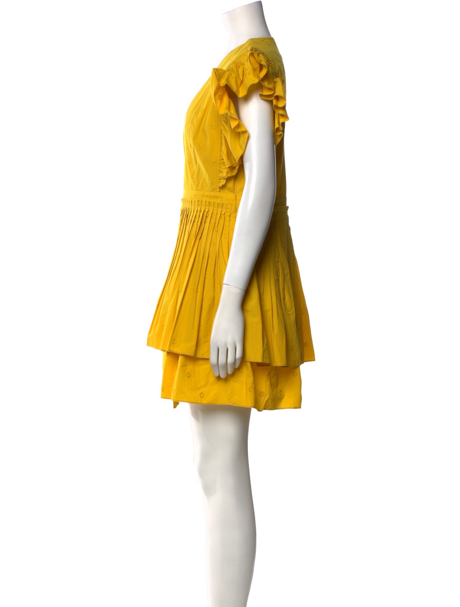 Ulla Johnson V-Neck Mini Dress