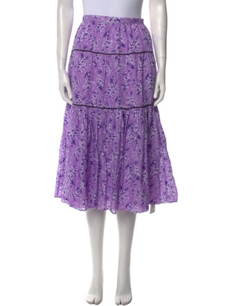 Ulla Johnson Floral Print Knee-Length Skirt