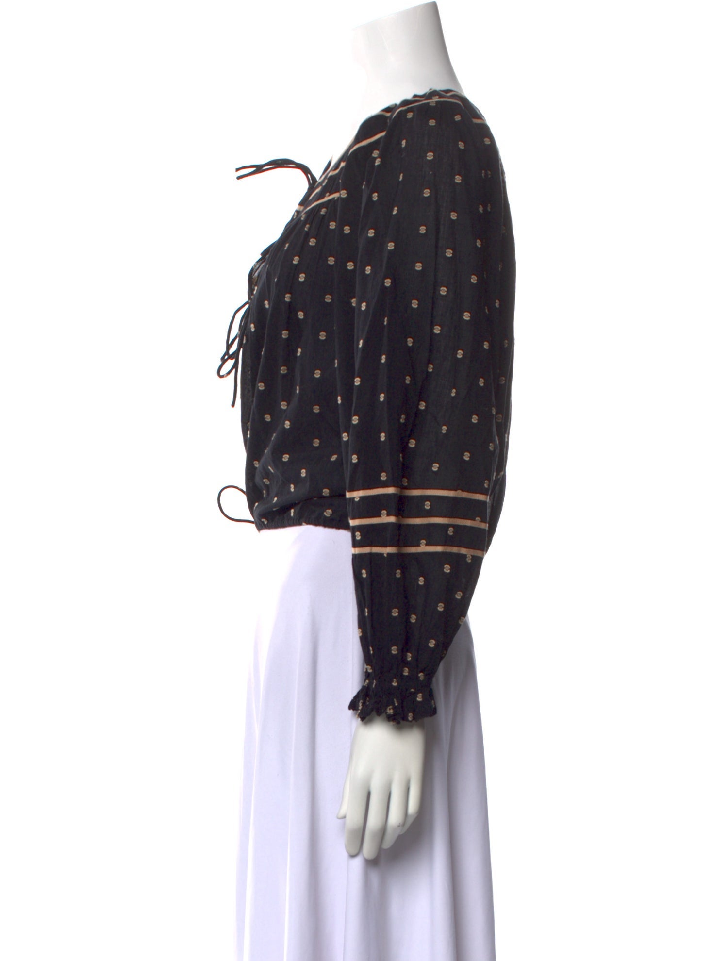 Ulla Johnson Printed Cowl Neck Blouse