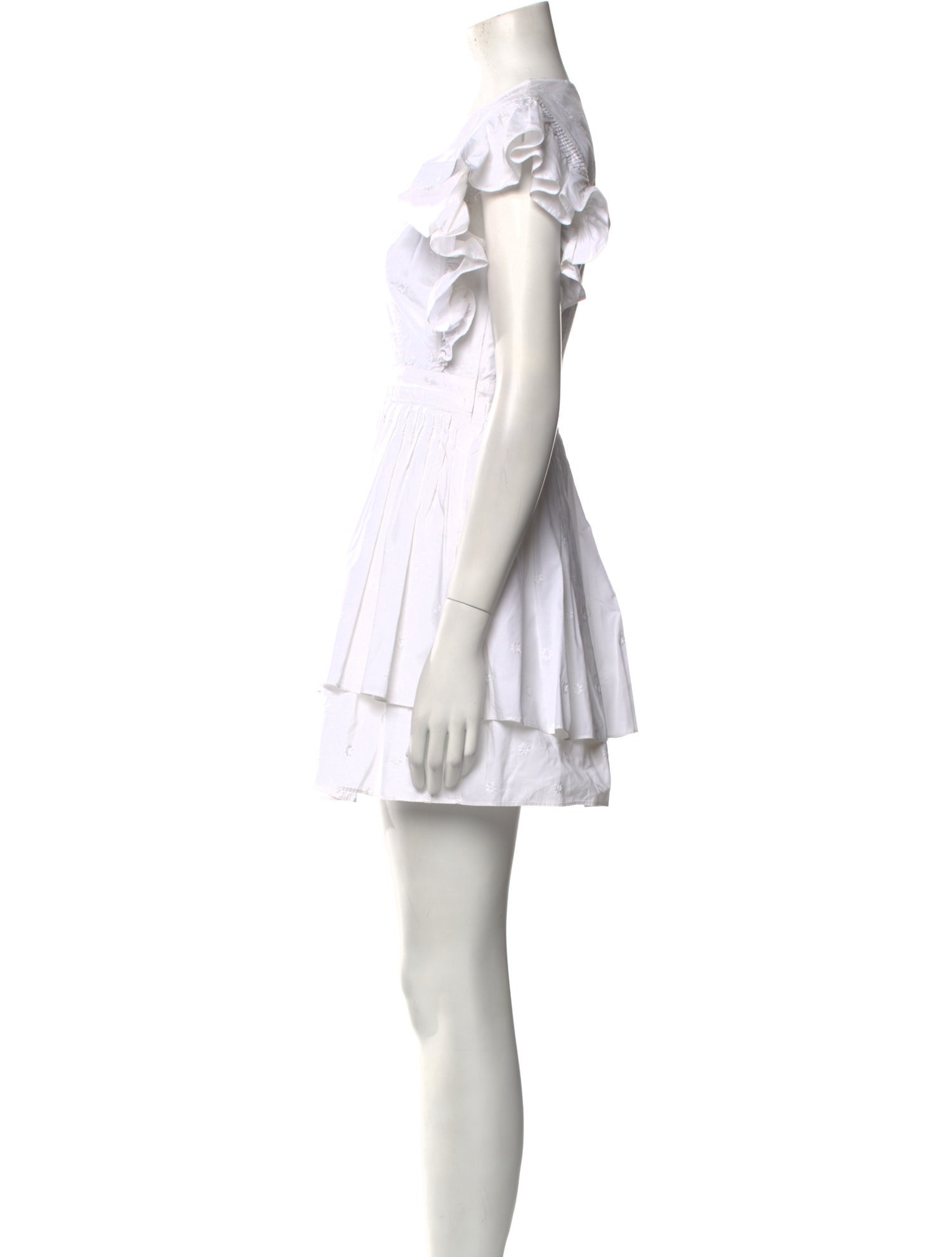 Ulla Johnson V-Neck Mini Dress