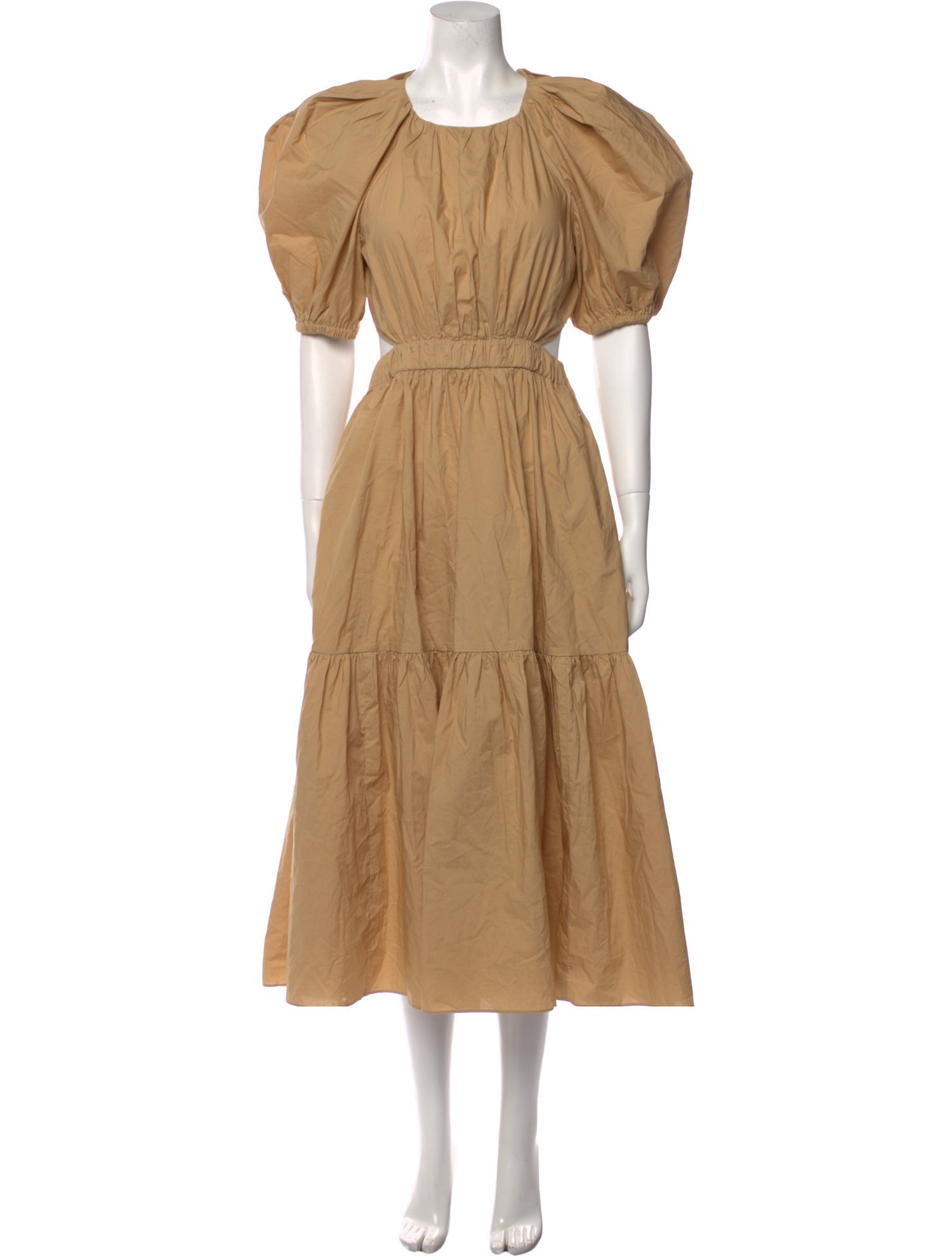 Ulla Johnson Crew Neck Midi Length Dress