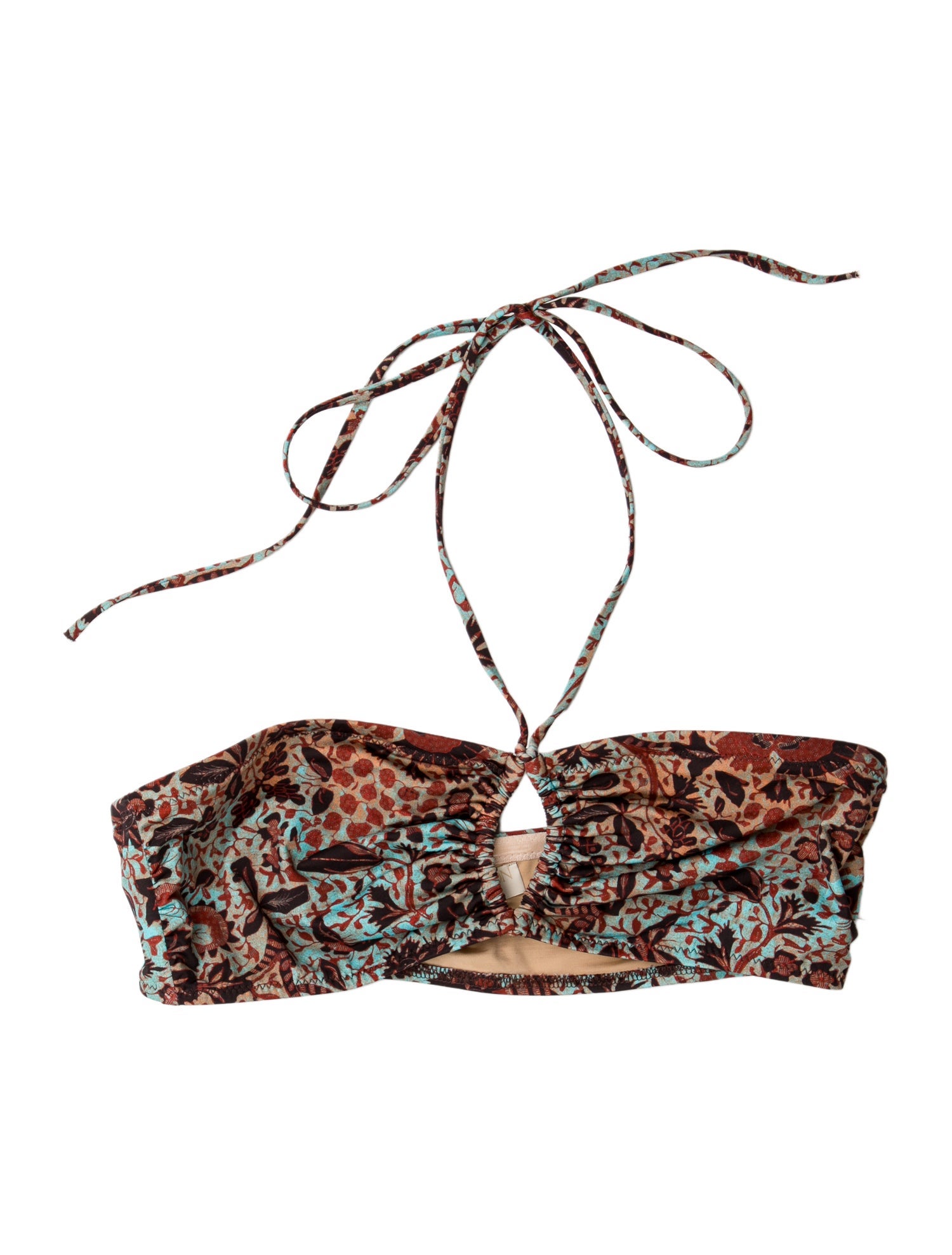 Ulla Johnson Floral Print Cutout Accent Top