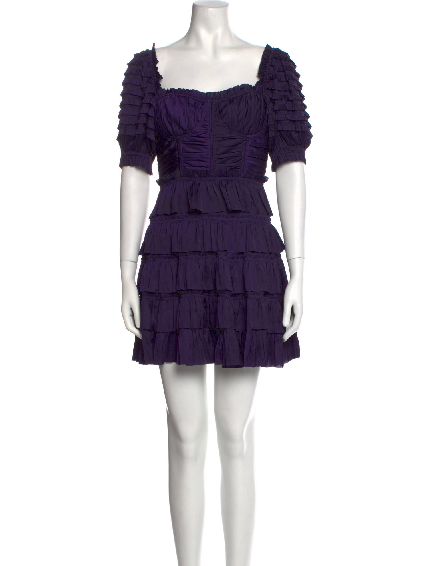 Ulla Johnson Square Neckline Mini Dress