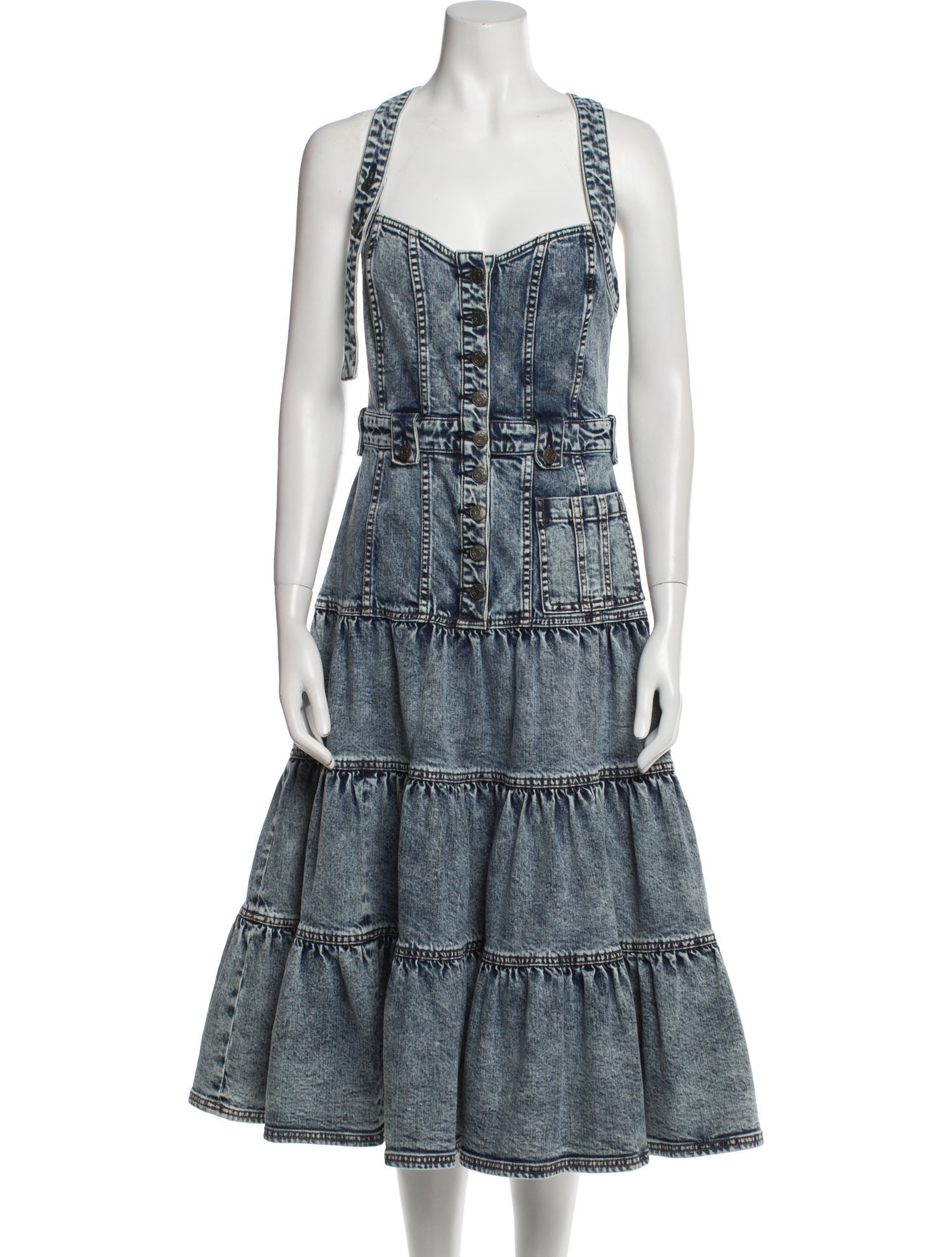 Ulla Johnson Halterneck Midi Length Dress