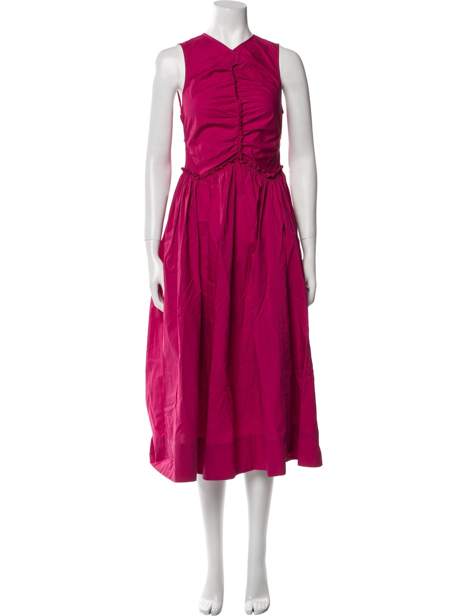 Ulla Johnson Crew Neck Long Dress