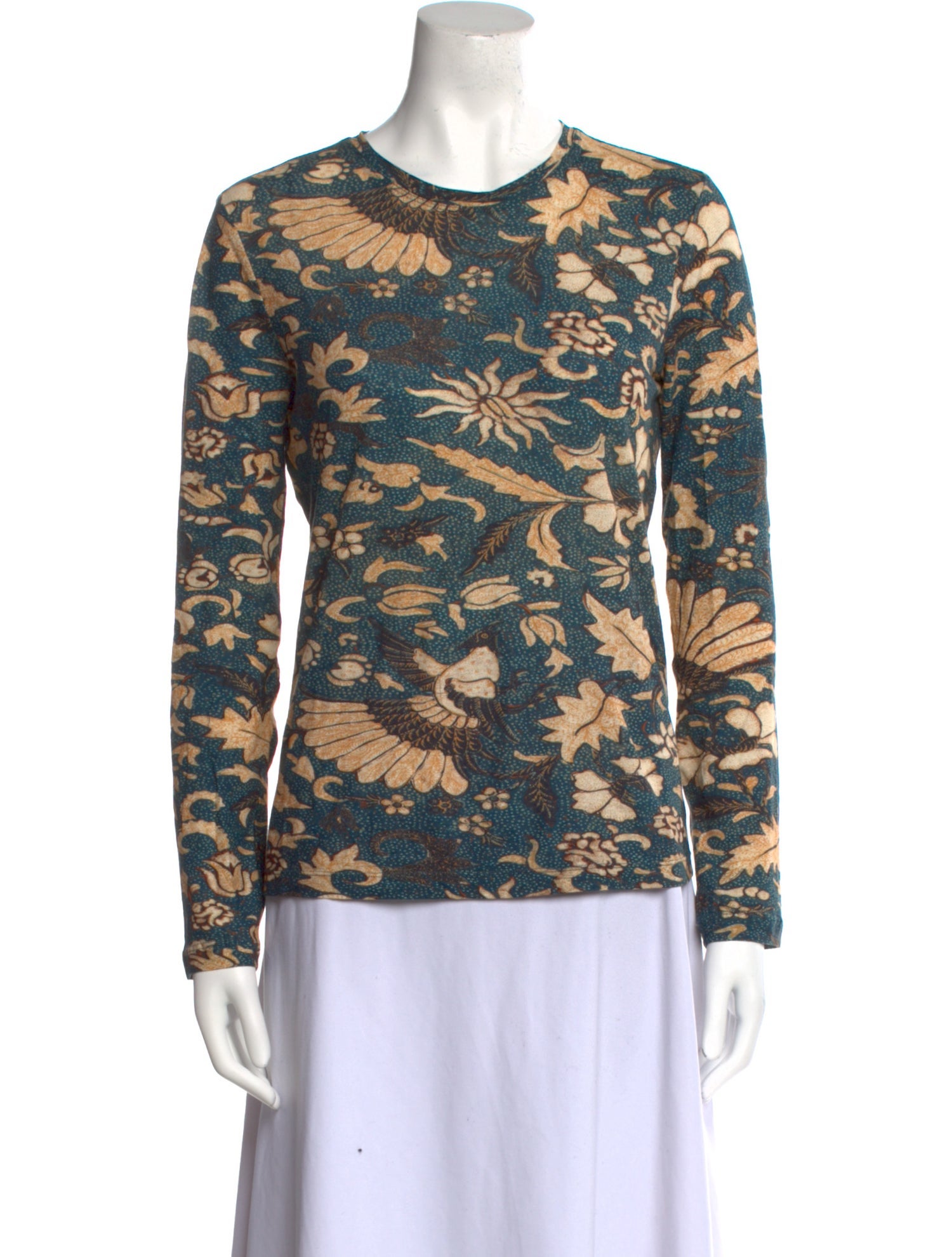 Ulla Johnson Printed Crew Neck Sweatshirt