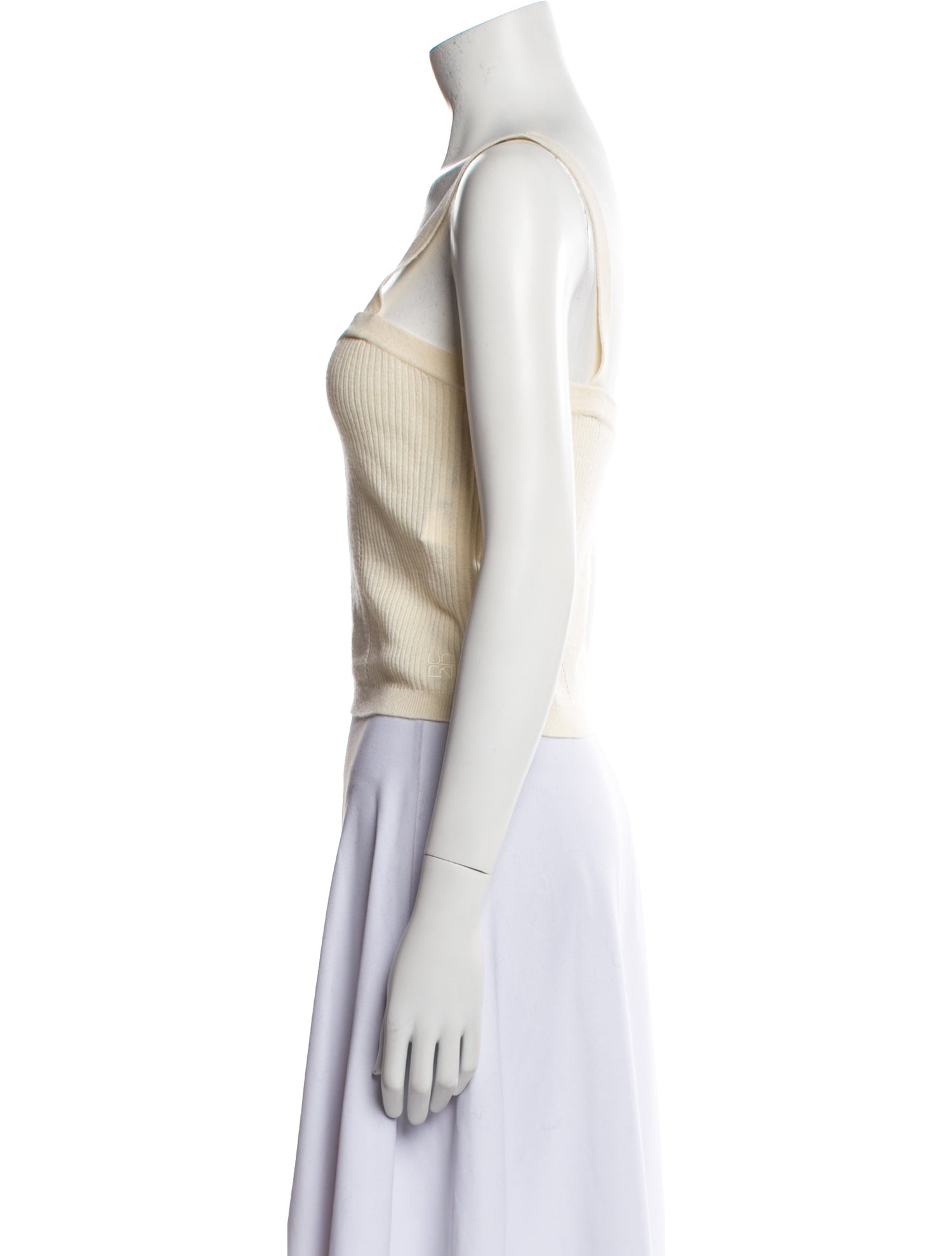 Ulla Johnson Nylon Square Neckline Crop Top