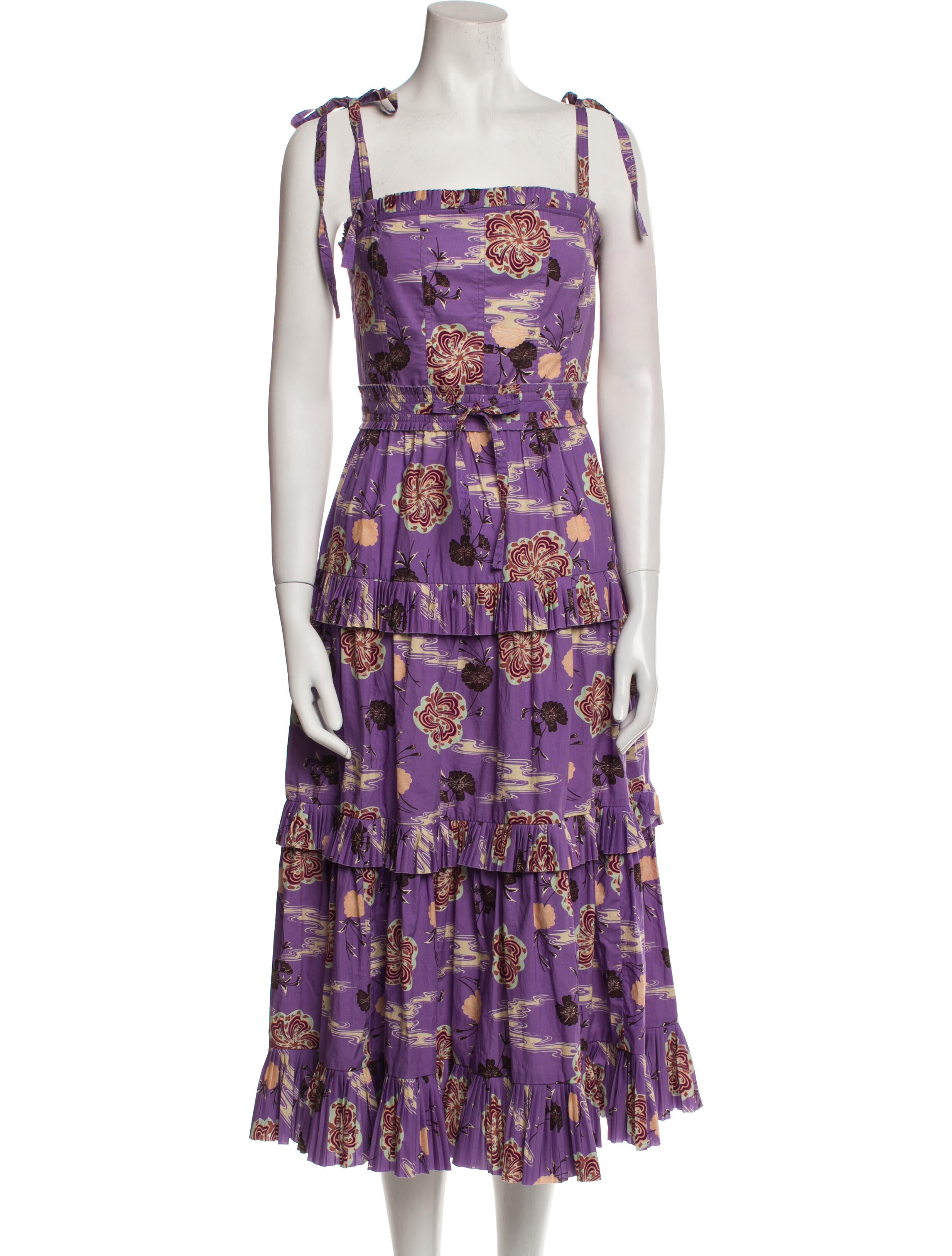 Ulla Johnson Floral Print Long Dress