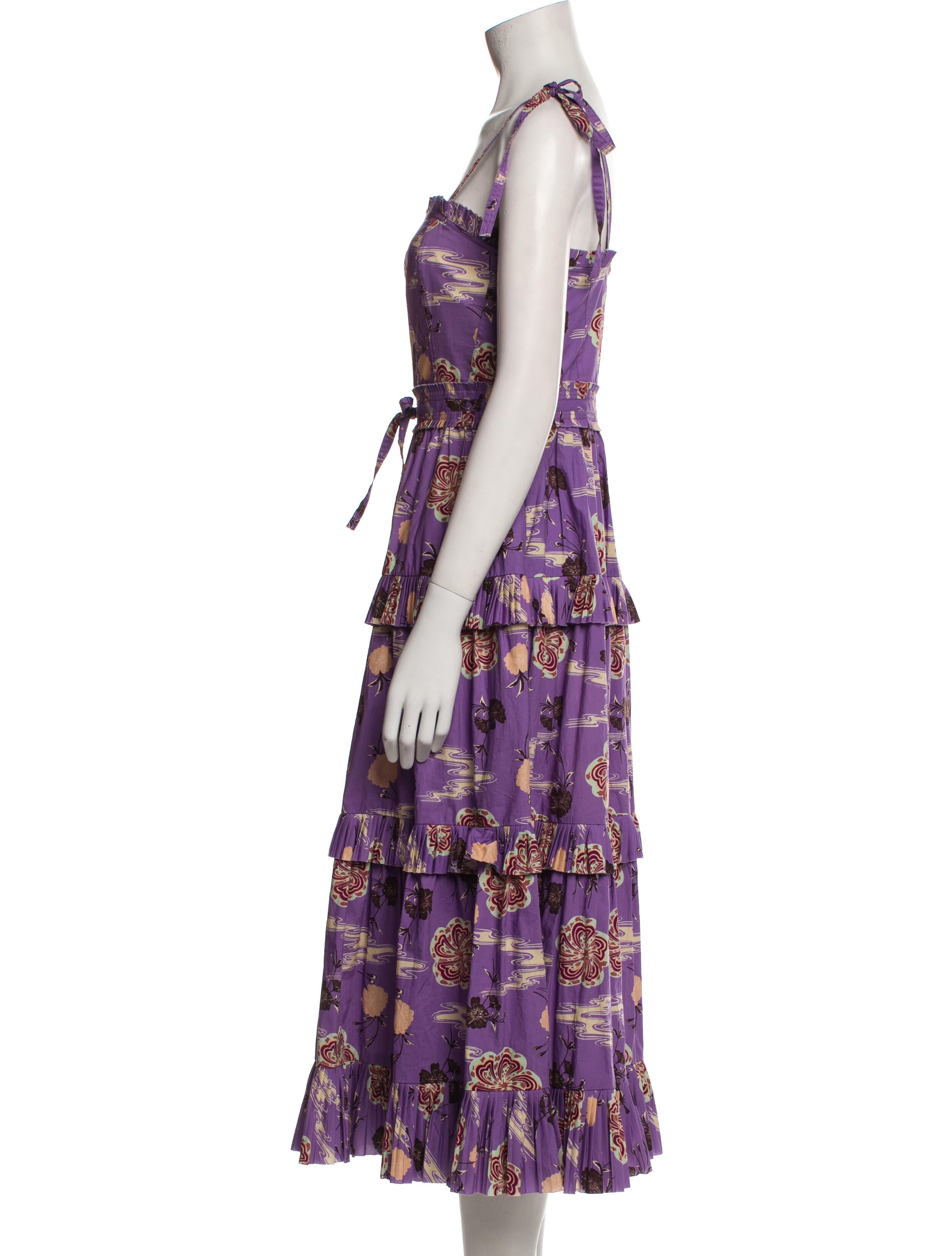 Ulla Johnson Floral Print Long Dress
