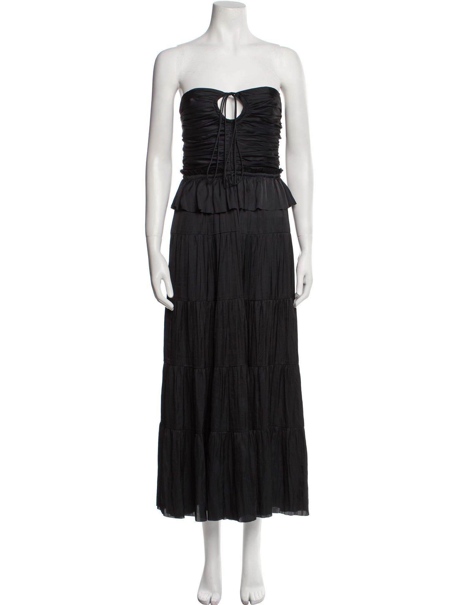 Ulla Johnson Strapless Midi Length Dress