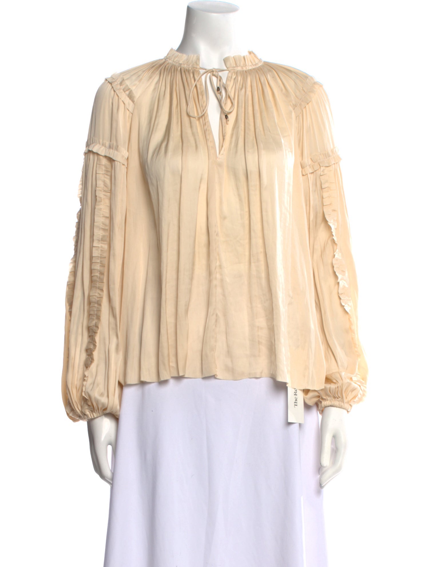 Ulla Johnson Tie Neck Long Sleeve Blouse w/ Tags