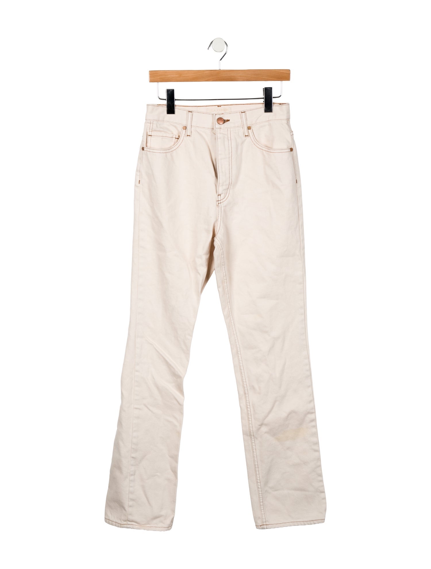 Ulla Johnson High-Rise Straight Leg Jeans