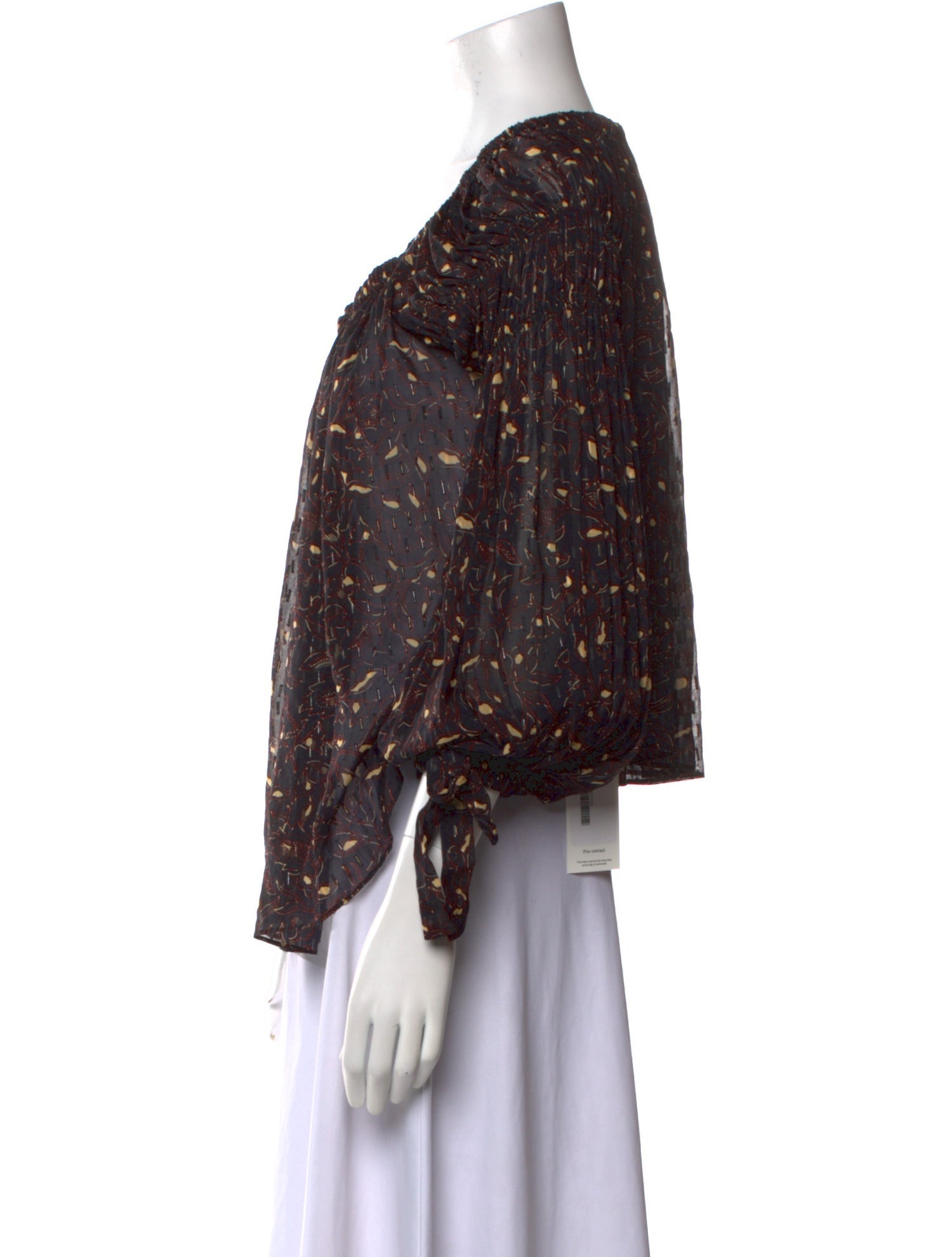 Ulla Johnson Silk Printed Blouse