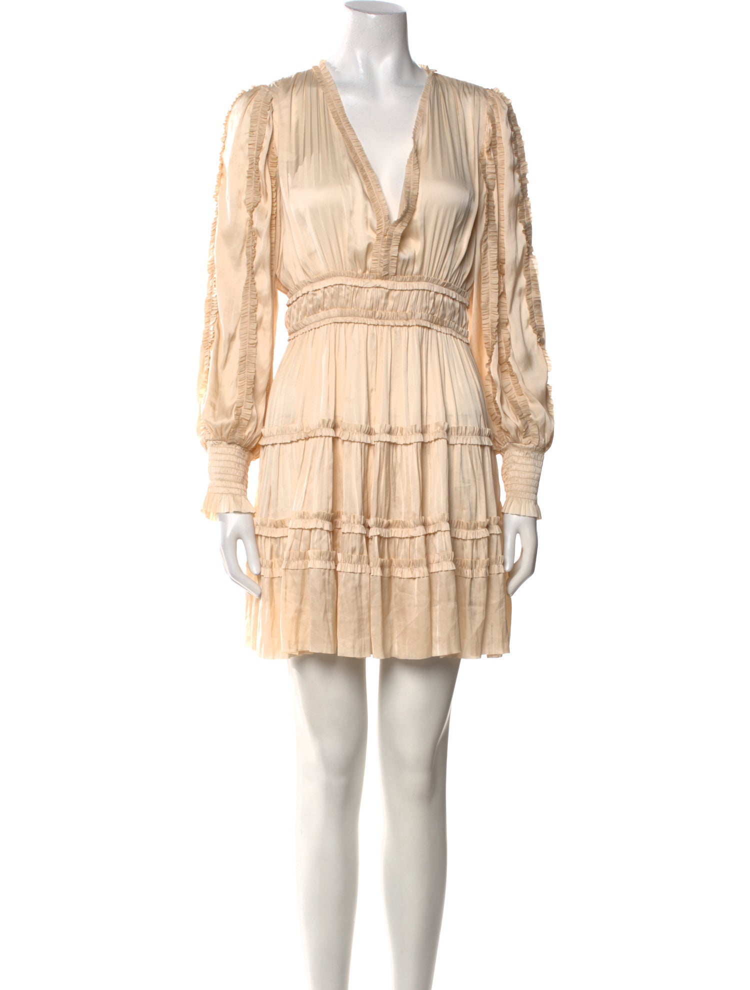 Ulla Johnson V-Neck Mini Dress