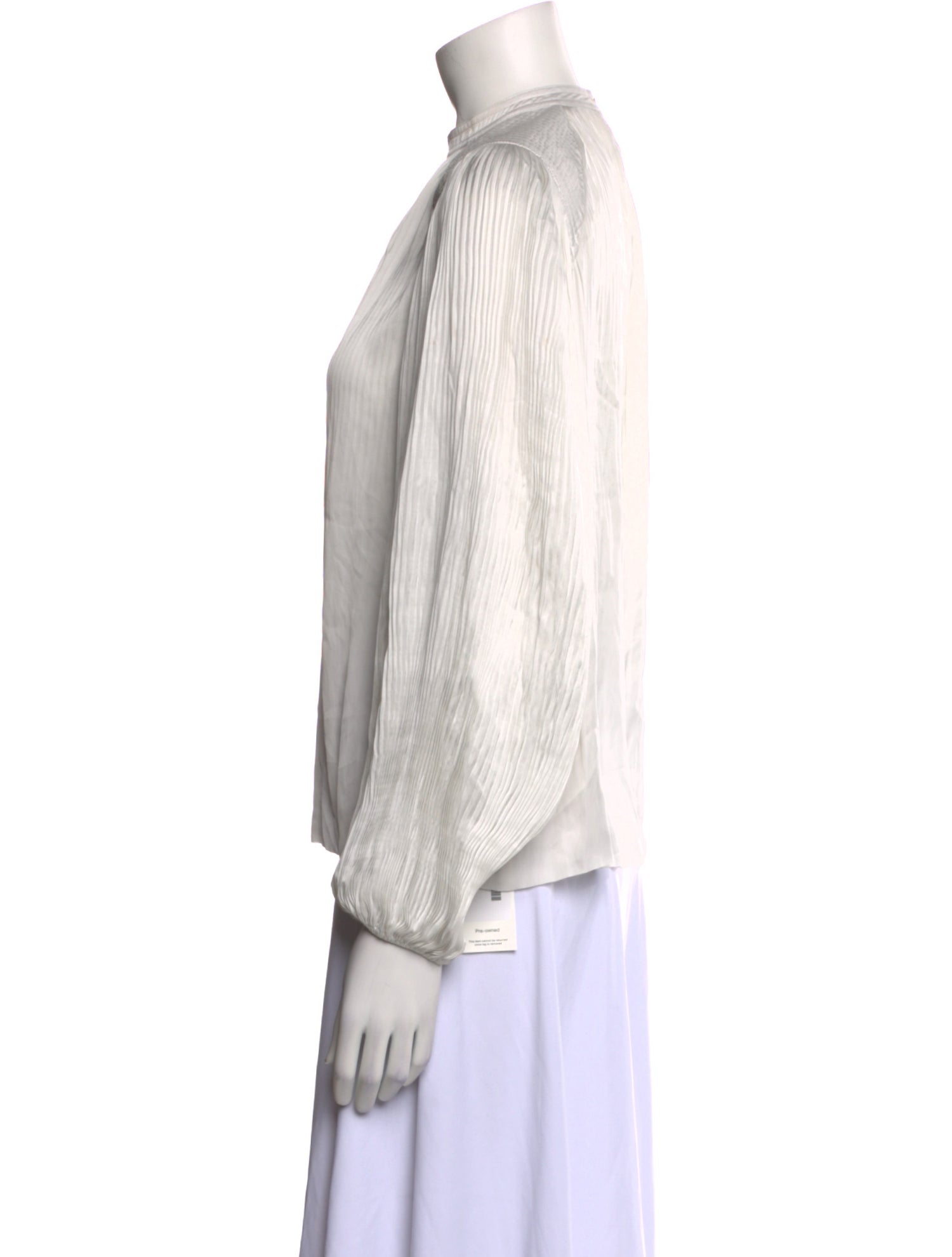 Ulla Johnson Mock Neck Long Sleeve Blouse